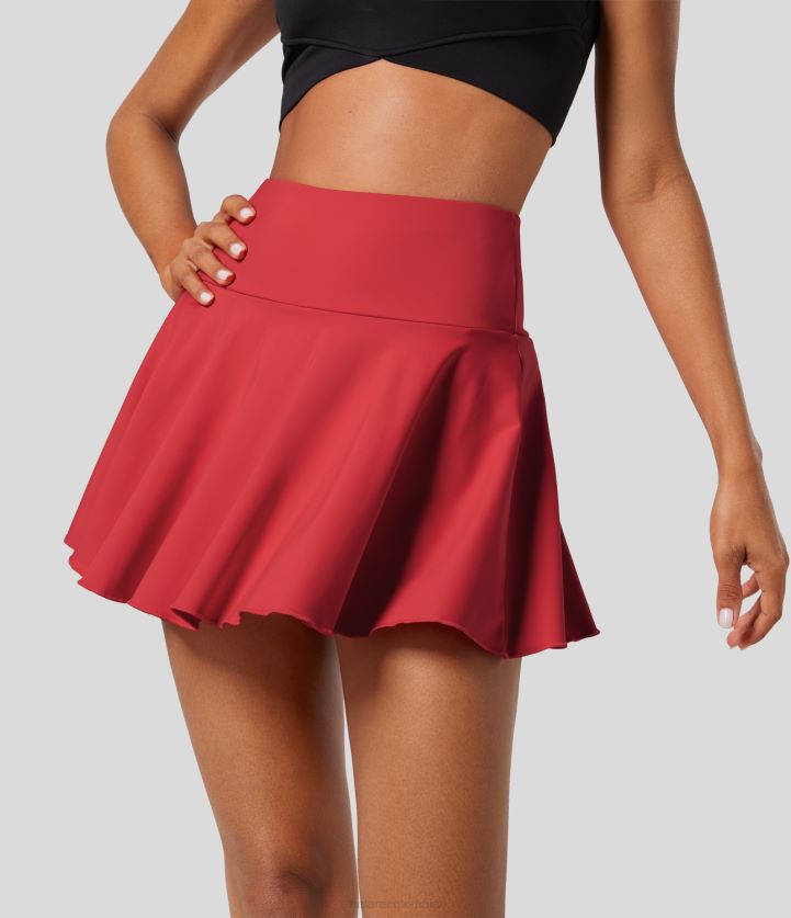 ropa activa Marte rojo BBV2NZ494 mujer Halara falda de tenis de tacto frío 2 en 1 airy softlyzero para todos los días: maravillosa