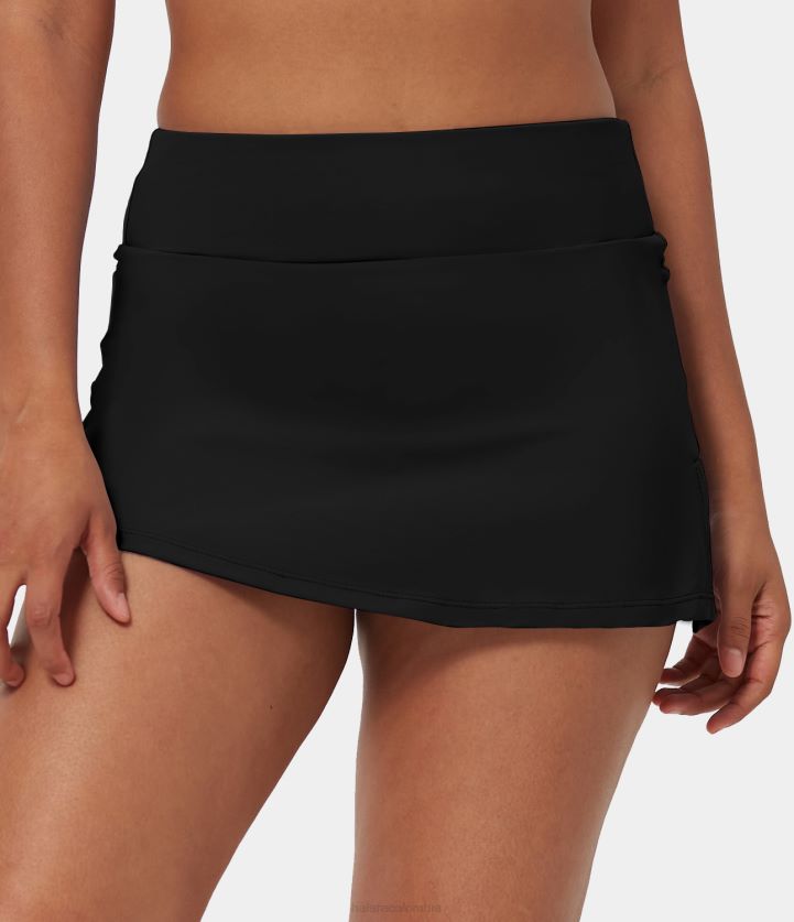 ropa activa negro BBV2NZ560 mujer Halara Falda atrevida para actividades diarias 2 en 1