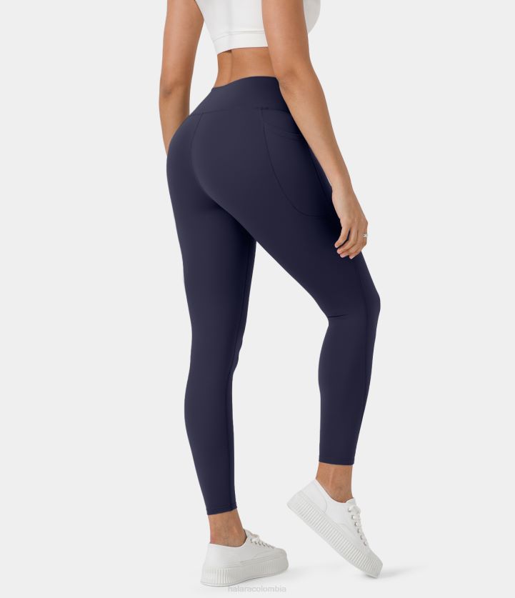 ropa activa chaquetón BBV2NZ1478 mujer Halara leggings de yoga con bolsillo lateral profundo y talle alto de softlyzero