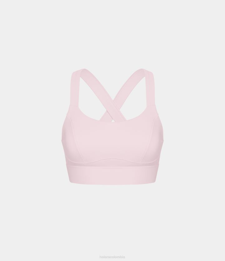 ropa activa zapatilla de ballet BBV2NZ1588 mujer Halara Sujetador deportivo de yoga ajustable, cruzado, sin espalda, con cuello en U y soporte bajo