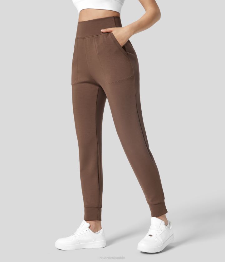 ropa mustango BBV2NZ24 mujer Halara joggers casuales con bolsillo lateral y talle alto
