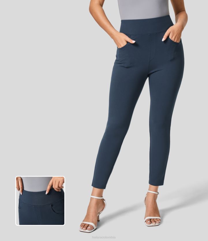 ropa Osa Mayor BBV2NZ413 mujer Halara pantalones de trabajo 7/8 ajustados con múltiples bolsillos y cintura alta